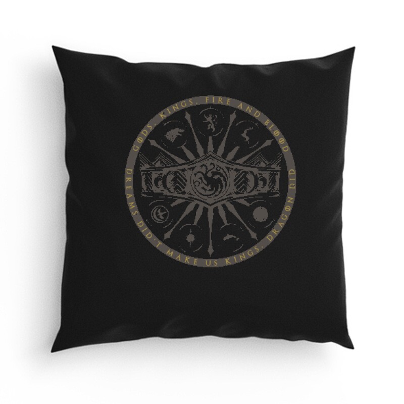 Sárkányok háza Crown vintage Párna