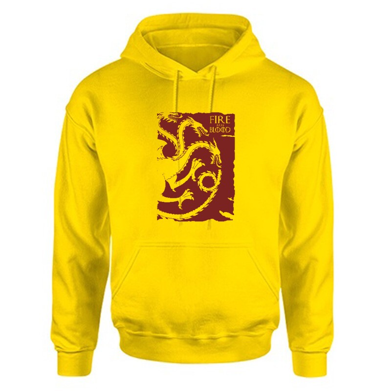 Fire and Blood Dragonstone Unisex Kapucnis Pulcsi