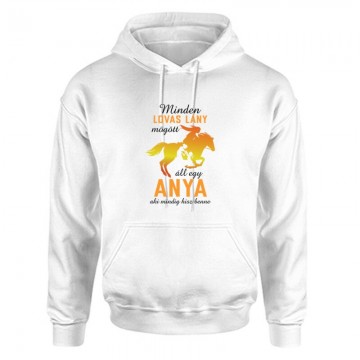 Minden lovas lány Unisex Kapucnis Pulcsi