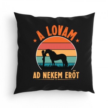 A lovam ad erőt Párna