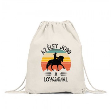 Az élet jobb a lovammal Hátizsák