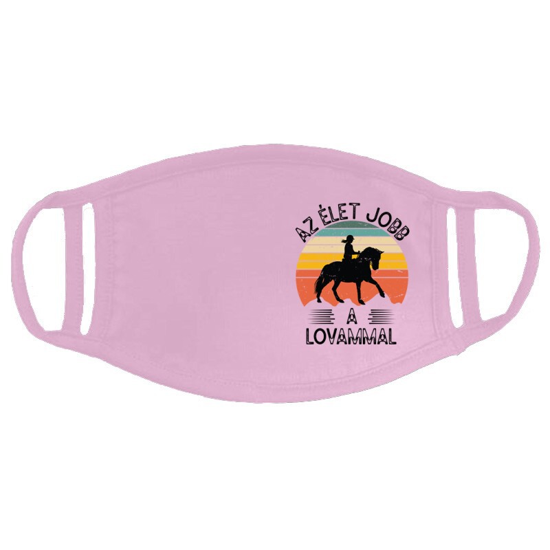 Az élet jobb a lovammal Arcmaszk