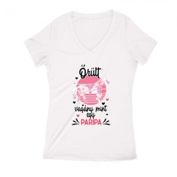 Őrült mint egy paripa Női V Kivágott póló