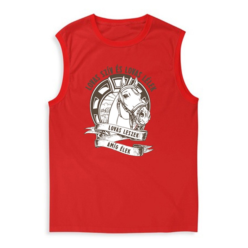 Lovas szív Férfi Trikó