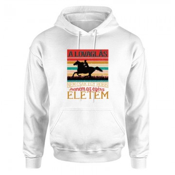 A lovaglás nem egy hobbi Unisex Kapucnis Pulcsi