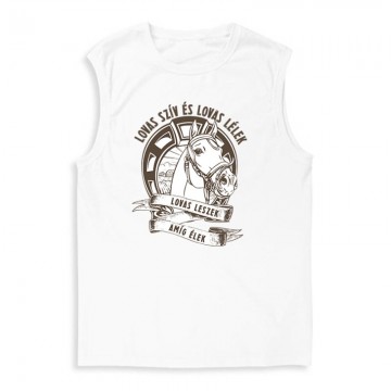 Lovas szív Férfi Trikó