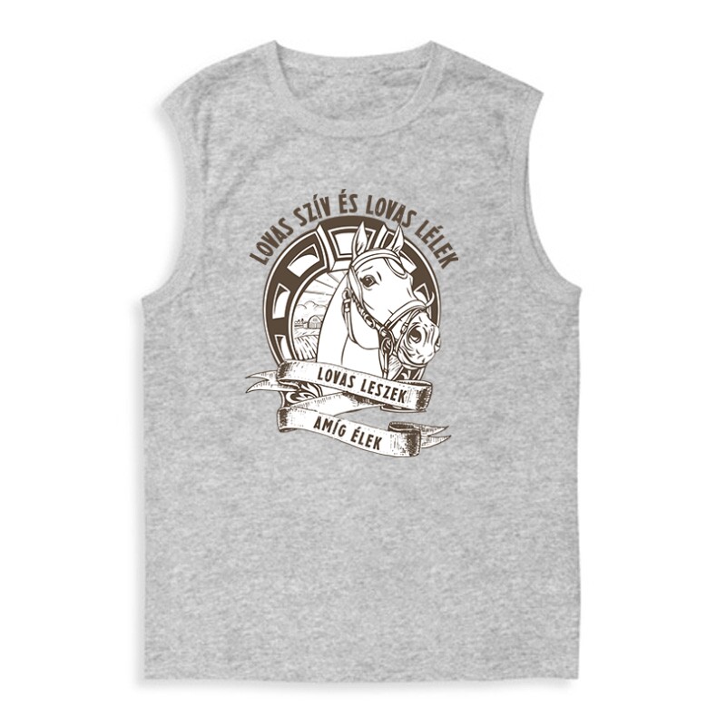 Lovas szív Férfi Trikó