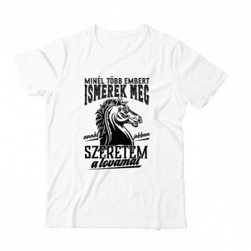Jobban szeretem a lovamat Gyermek Póló