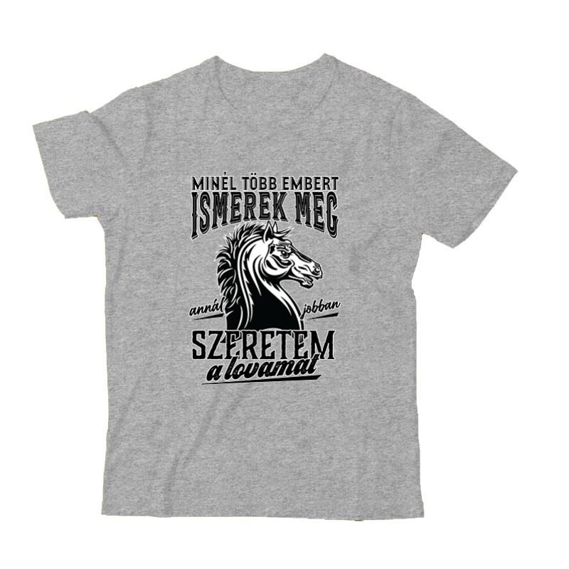 Jobban szeretem a lovamat Gyermek Póló
