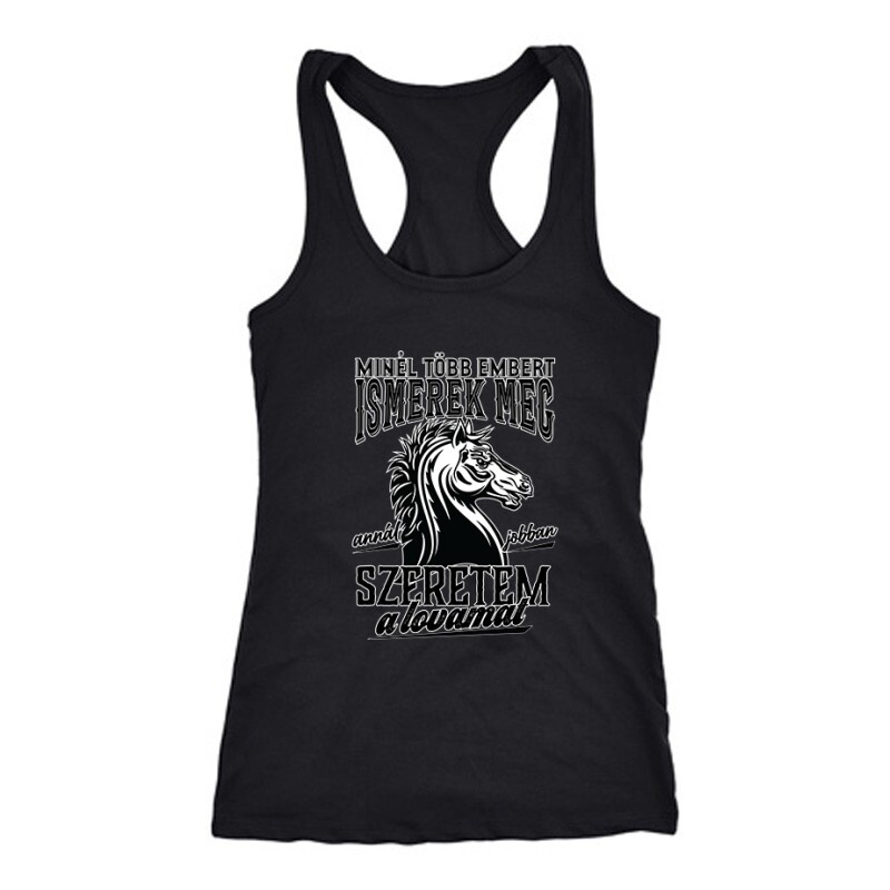 Jobban szeretem a lovamat Női Trikó