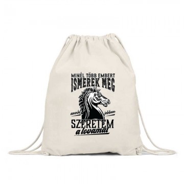 Jobban szeretem a lovamat Hátizsák