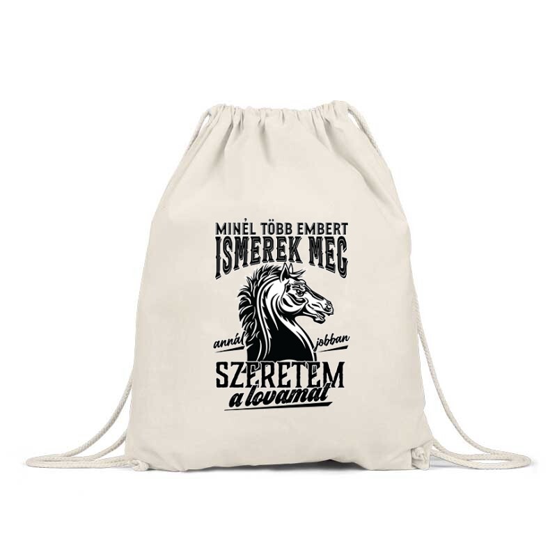 Jobban szeretem a lovamat Hátizsák
