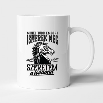 Jobban szeretem a lovamat Bögre
