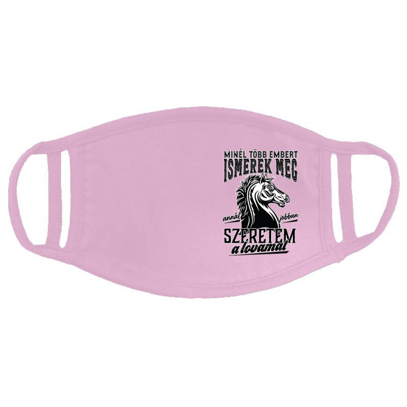 Jobban szeretem a lovamat Arcmaszk