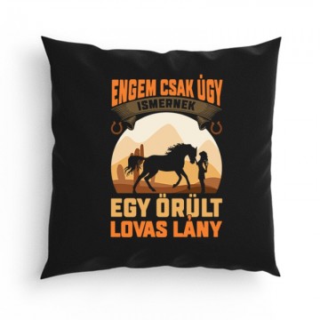 Őrült Lovas Lány Párna