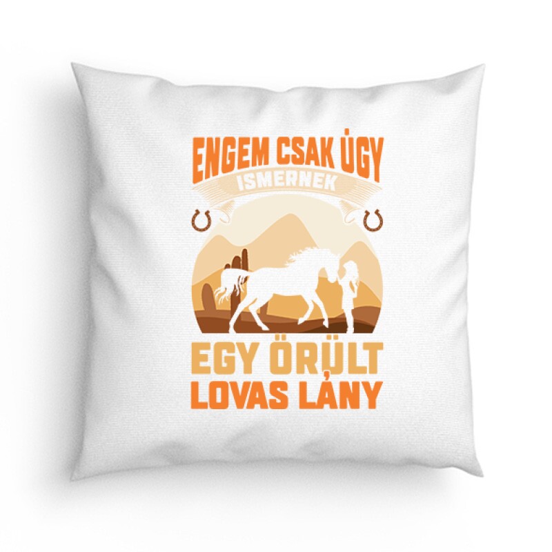 Őrült Lovas Lány Párna