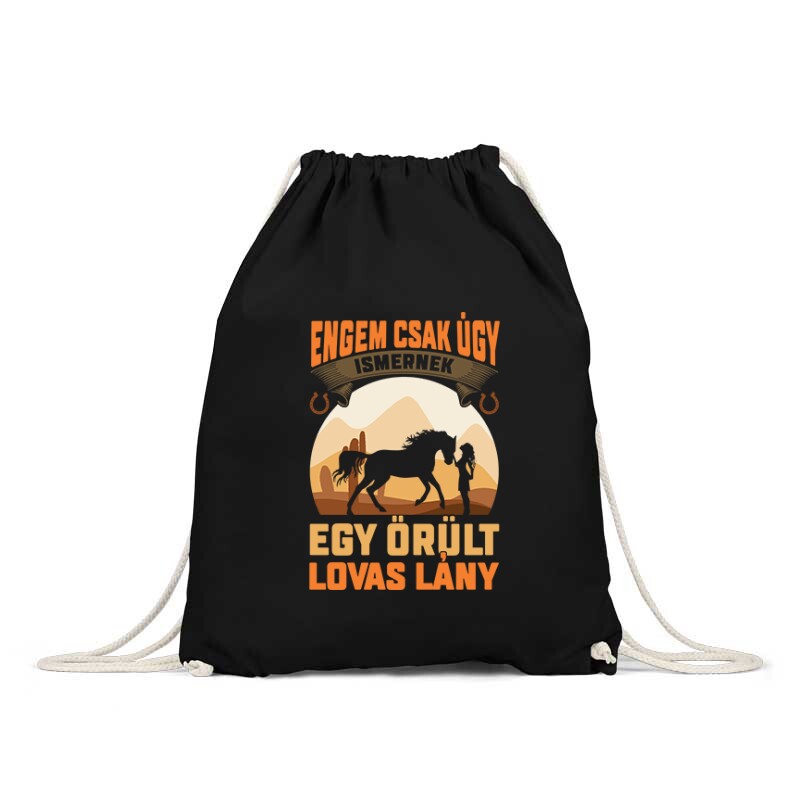 Őrült Lovas Lány Hátizsák