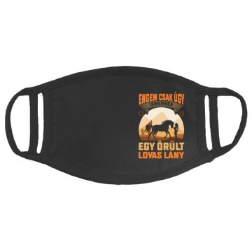 Őrült Lovas Lány Arcmaszk