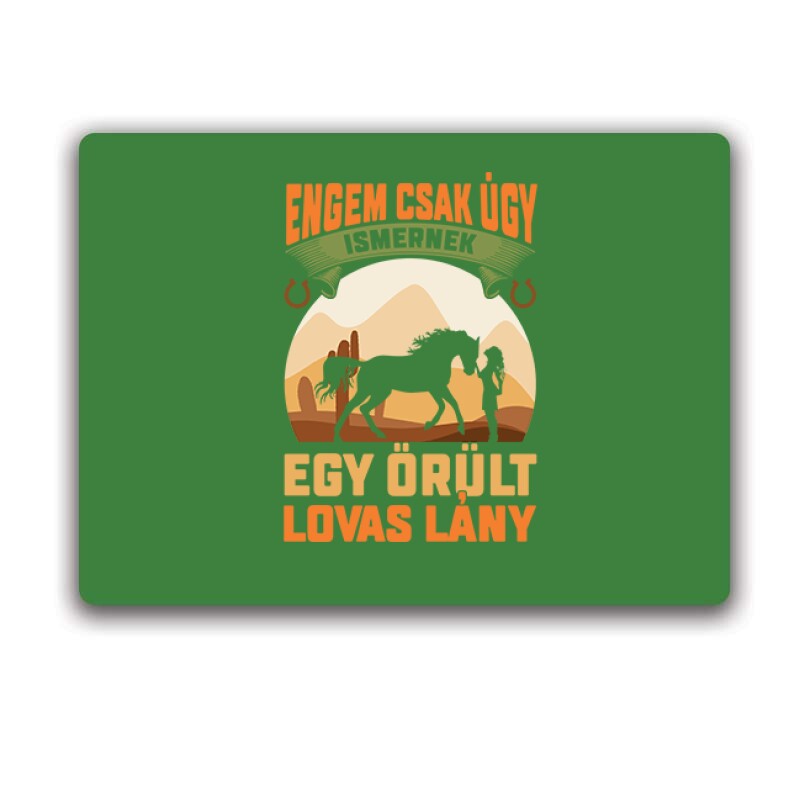 Őrült Lovas Lány Egérpad