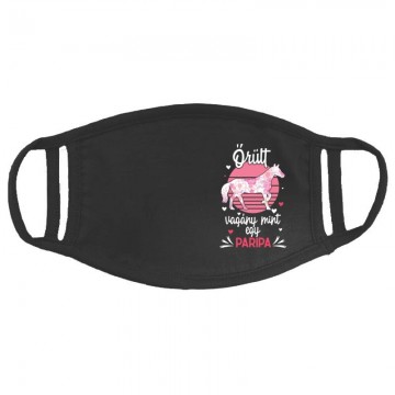 Őrült, vagyány mint egy paripa Arcmaszk