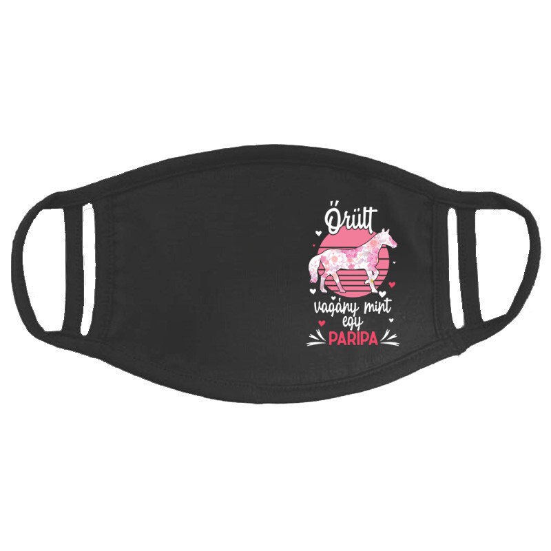 Őrült, vagyány mint egy paripa Arcmaszk