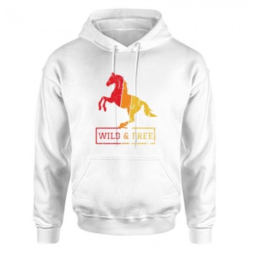 Wild & Free Unisex Kapucnis Pulcsi
