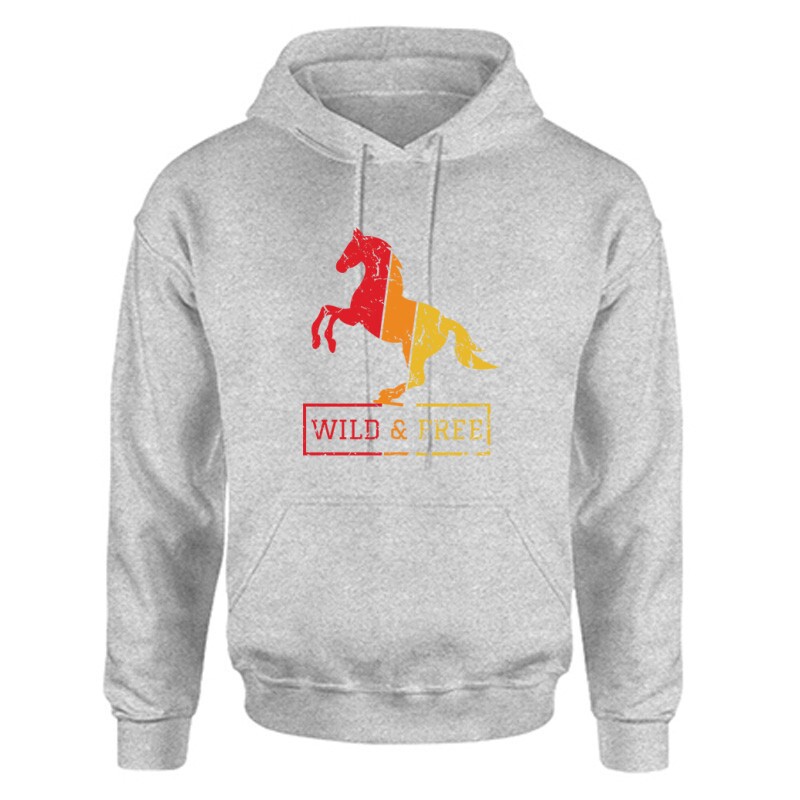 Wild  & Free Unisex Kapucnis Pulcsi