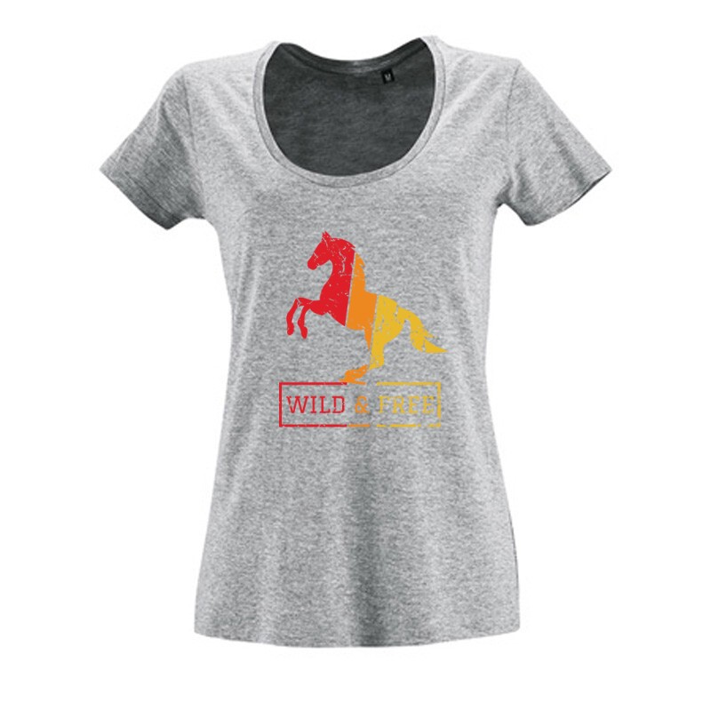 Wild  & Free Női O Nyakú Póló