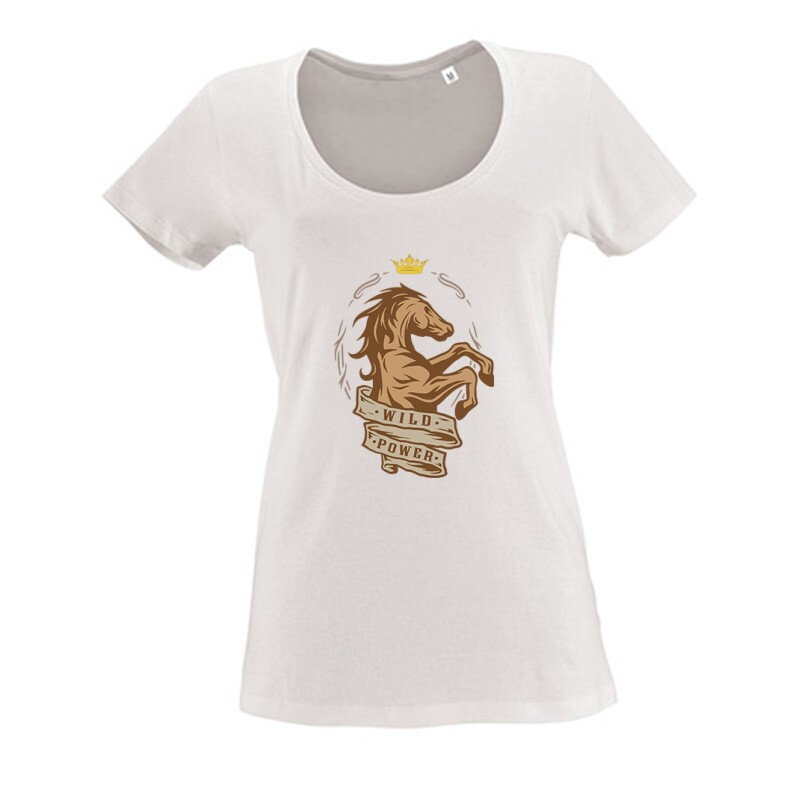 Wild Power Női O Nyakú Póló