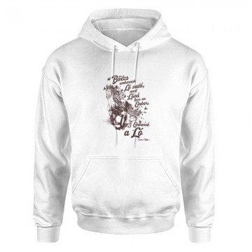 Bölcs embernek ló való Unisex Kapucnis Pulcsi