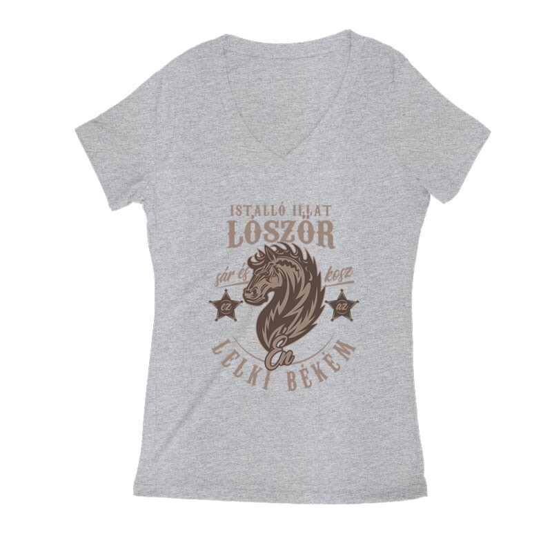 Istálló illat Női V Kivágott póló