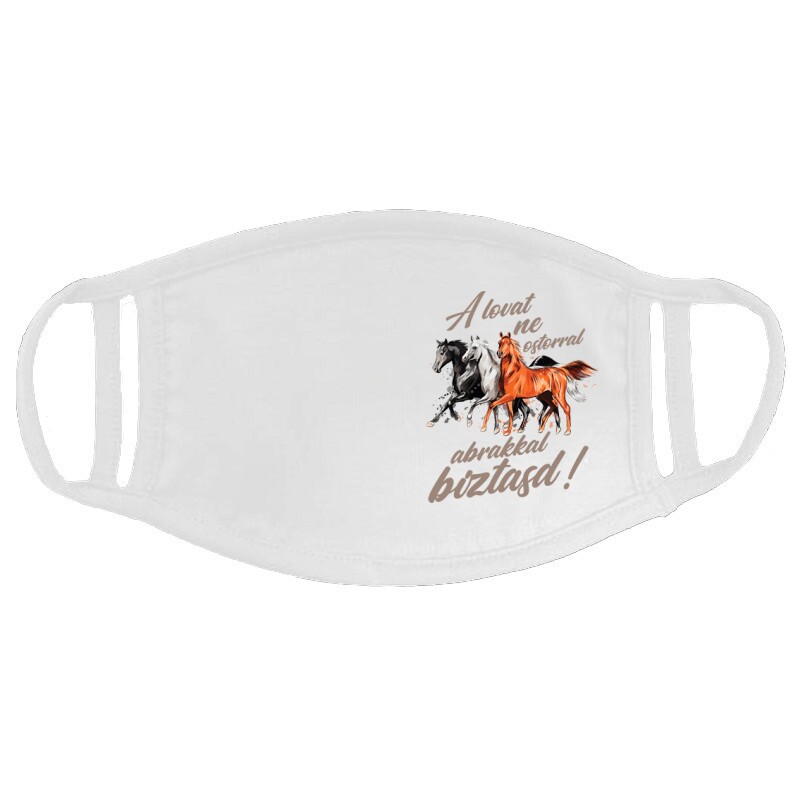 A lovat abrakkal bíztasd Arcmaszk
