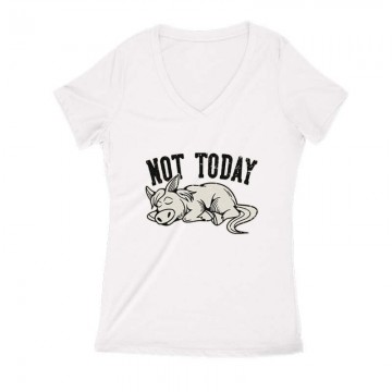 Not today(lovas) Női V Kivágott póló