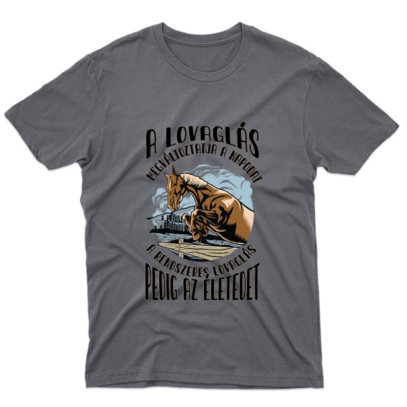 A lovaglás megváltoztatja Unisex Póló