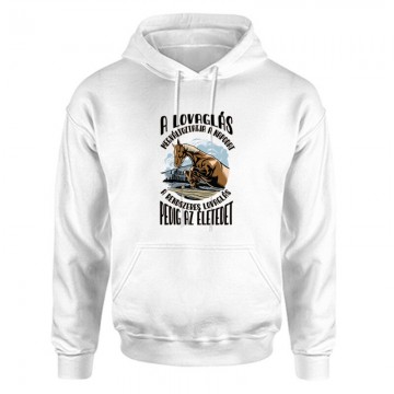 A lovaglás megváltoztatja Unisex Kapucnis Pulcsi