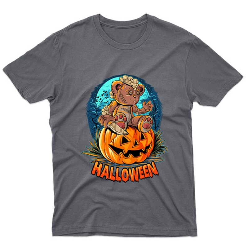 Teddy with pumpkin Unisex Póló