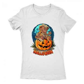 Teddy with pumpkin Női Póló