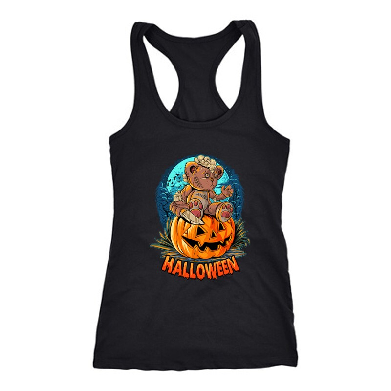 Teddy with pumpkin Női Trikó