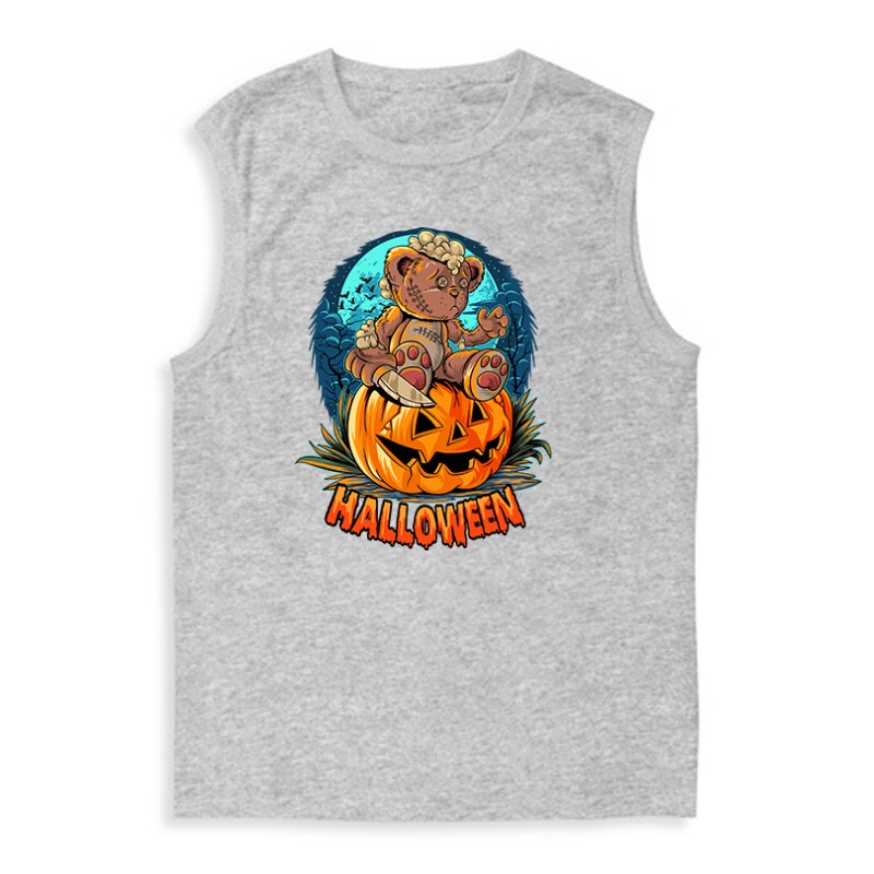 Teddy with pumpkin Férfi Trikó