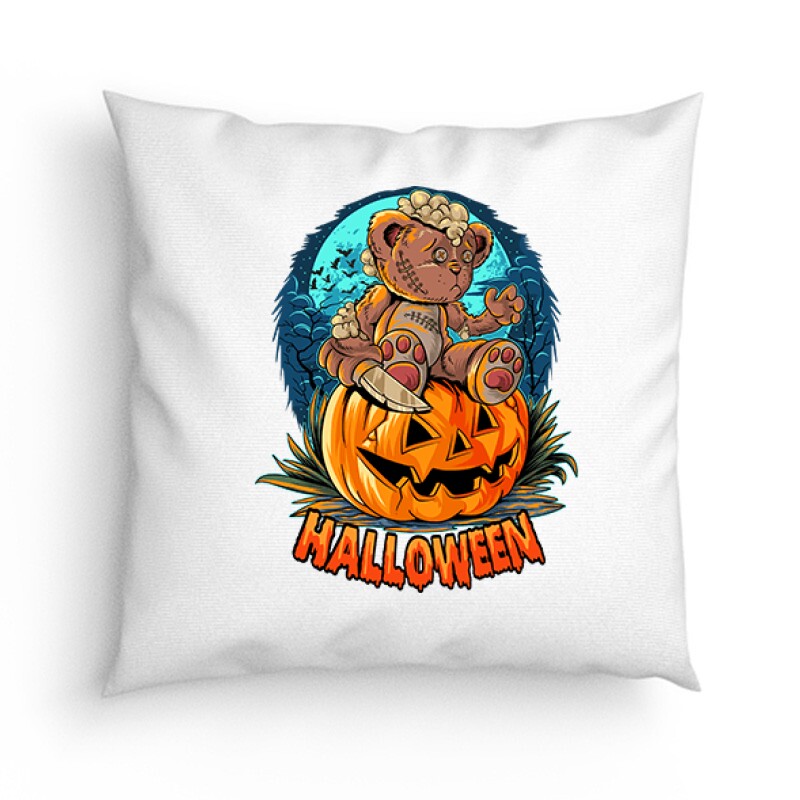 Teddy with pumpkin Párna