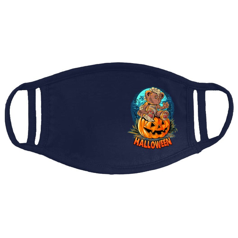 Teddy with pumpkin Arcmaszk