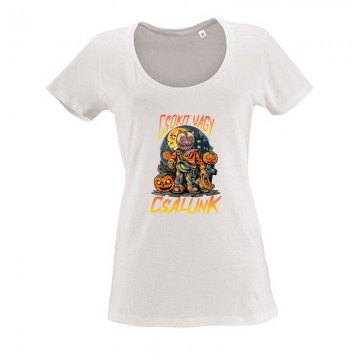 Csokit vagy csalunk Női O Nyakú Póló