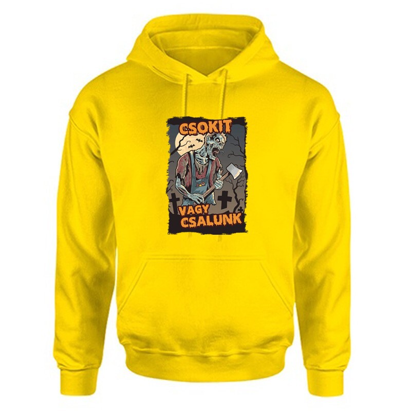 Csokit vagy csalunk 2 Unisex Kapucnis Pulcsi