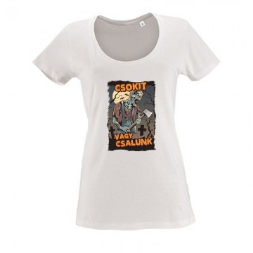 Csokit vagy csalunk 2 Női O Nyakú Póló