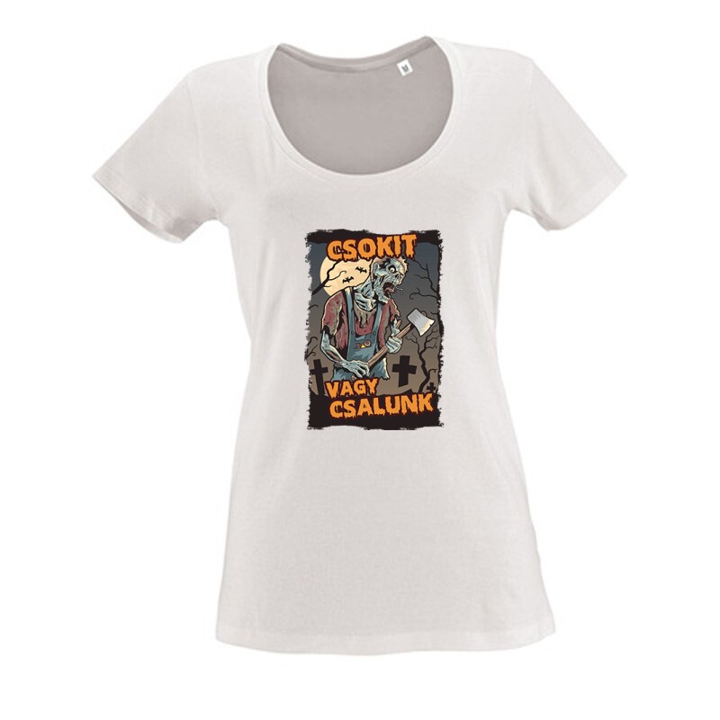 Csokit vagy csalunk 2 Női O Nyakú Póló