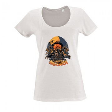 Happy Halloween Női O Nyakú Póló
