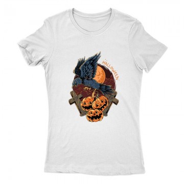 Halloween and crown Női Póló
