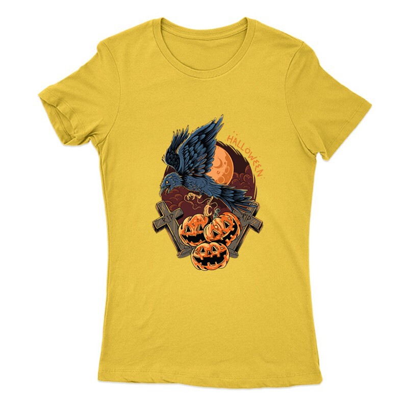 Halloween and crown Női Póló