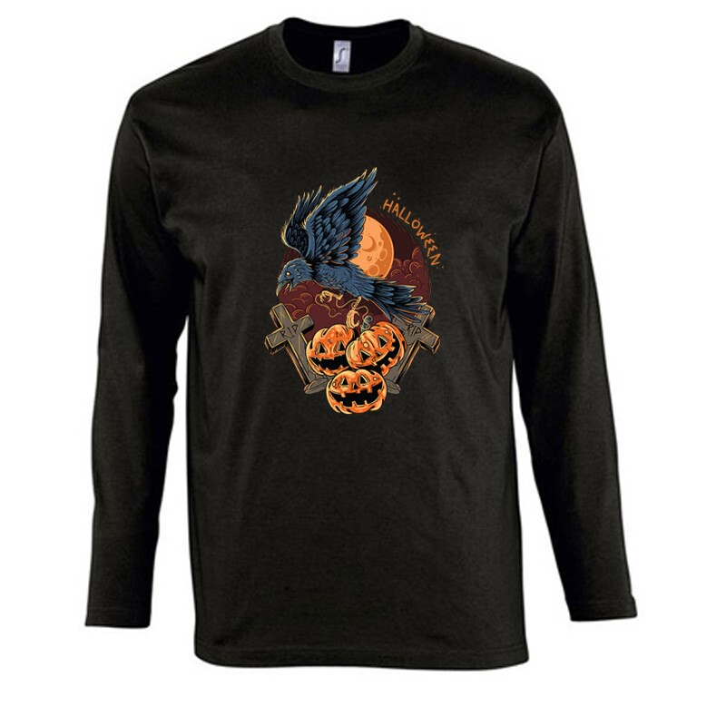 Halloween and crown Hosszú Ujjú Póló