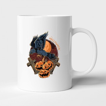 Halloween and crown Bögre